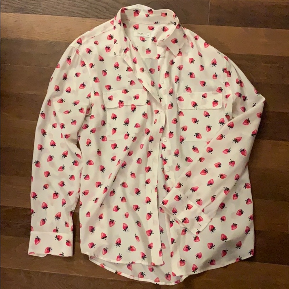 Equipment silk blouse